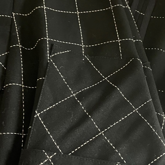 Trina Turk black pant suit. Great boot cut trouser and fitted jacket. - Picture 3 of 5